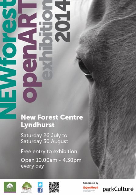 New Forest Open Art 2014 poster